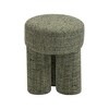 Meridian Furniture,Larson Polyester Fabric Ottoman/Stool - 4 of 4
