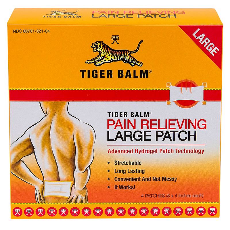 Tiger Balm Pain Relieving Patch - Large, 1 of 2
