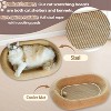 3-in-1 Sisal Scratching Board Bed, for Indoor Cats, Large Oval Cat Scratching Board, Toys for Playing and Nursing Paws Cat Scratching Pad - 4 of 4