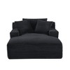 Whisen Oversized Chaise Lounge with Full Foam Cushion - 3 of 4