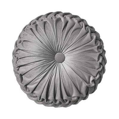 Hub Styler Pleated Round Throw Pillow Cushion