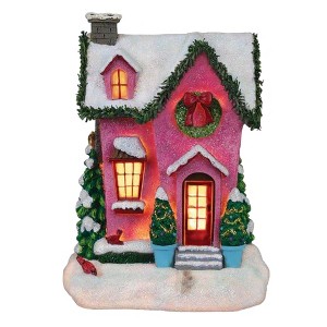Old World Christmas Resin Lighted Holiday Figurine, Holiday House, 7in - 1 of 4