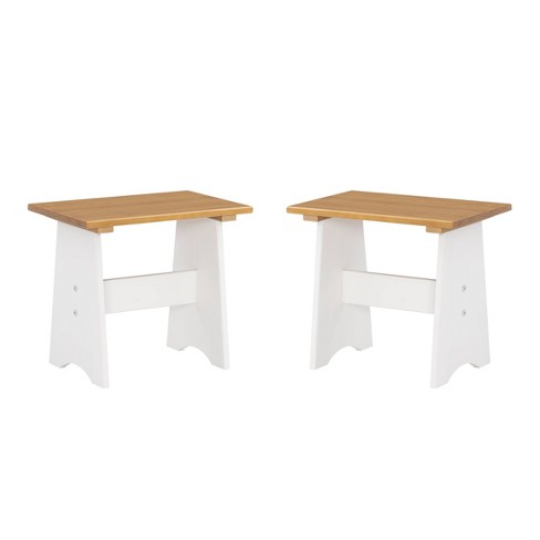 Set of 2 Merrill Small Backless Benches - Linon - image 1 of 4