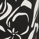 black white floral