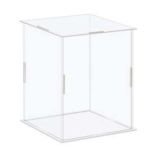 Unique Bargains Acrylic Self-Assembly Dustproof Collectibles Display Cases - 1 of 3