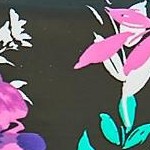 pink graphic peony