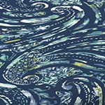 sapphire blue ridge paisley