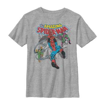 Boy's Marvel Amazing Spider-Man Battles Evil T-Shirt