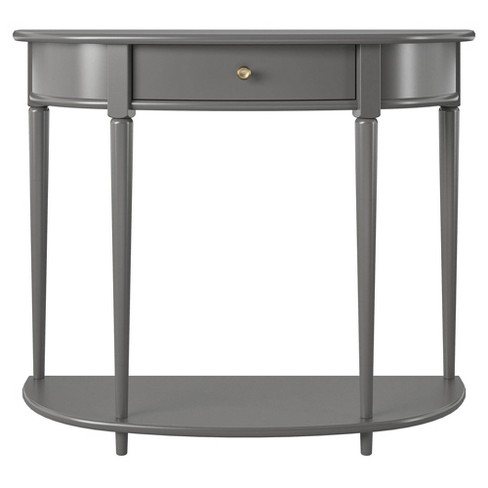 Semi circle store foyer table