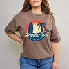 Simply Sage Market Women's Wanderlust Tropical Paradise Short Sleeve Garment Dyed Tee - 2 of 2