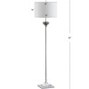 JONATHAN Y Amelia Lotus Crystal/Metal LED Floor Lamp - 3 of 4