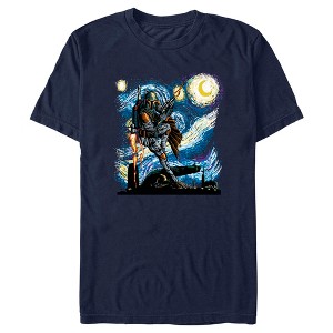 Men's Star Wars Boba Fett Starry Night T-Shirt - 1 of 4