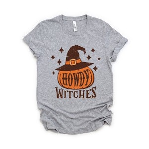 Simply Sage Market Women's Howdy Witches Stars Short Sleeve Graphic Tee - 1 of 4