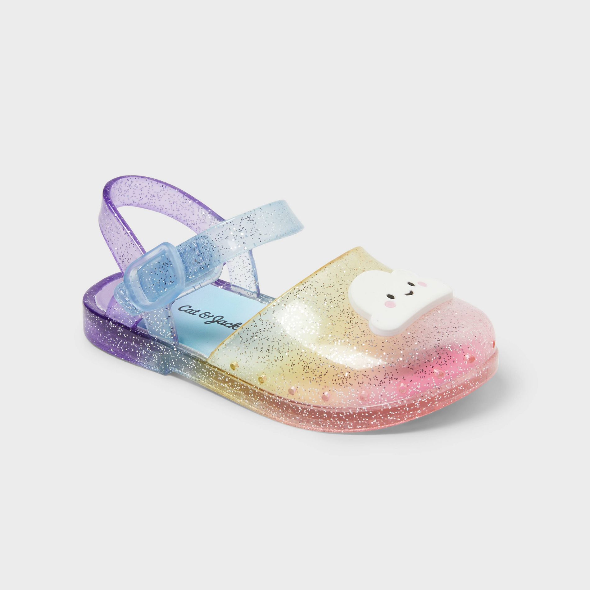 Toddler Girls' Casual Sandals - Cat & Jack™ Yellow/Blue