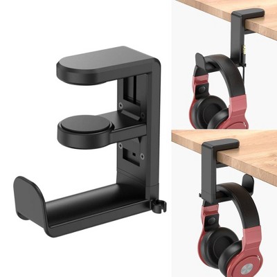 Evo Bytes Rotating Under Desk Headphone Holder