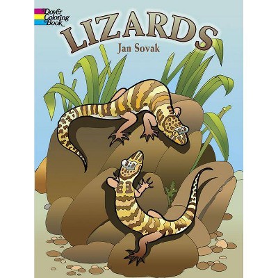 Lizards Coloring Book - (Dover Nature Coloring Book) by  Jan Sovak (Paperback)