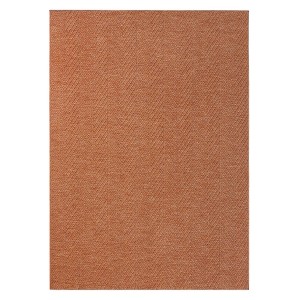 TOWN & COUNTRY BASICS Pax Herringbone Textured Solid Everwash Washable Area Rug - 1 of 4