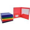FOLDER SCHOOL SMART TWO-POCKET HEAVYWEIGHT POLY WITH FASTENERS - 3 of 4