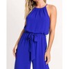 Women's Halter Neck Jumpsuit - LUSH - 4 of 4