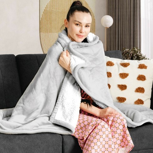 Womens Double-Comfort Flannel Robe