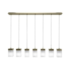 Toltec Lighting Nouvelle 7 - Light Chandelier in  New Aged Brass - 1 of 1