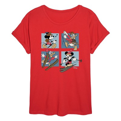 Women's - Disney - Mickey And Donald Alpine Oversized Graphic T-Shirt