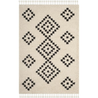 Moroccan Fringe Shag 200 MFG246 Power Loomed Indoor Rug - Safavieh