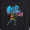 Women's - Teenage Mutant Ninja Turtles - Leonardo AKA Leo Lightweight French Terry Wide Neck Long Sleeve Shirt - 2 of 4