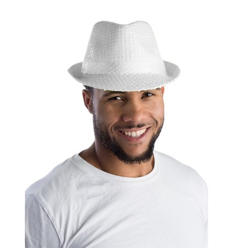 White fedora sales hat target