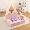 Multi-color Kids Couch, 6pcs Play Couch with Washable and Durable Covers Foam Modular Play Couch Convertible Sofa for Kindergarten Playroom Bedroom - 4 of 4
