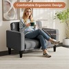 Kayamas 70" Small Loveseat Sofa Small Couch for Living Room, Comfy Love Seat with Removable Washable Cover and Solid Wood Frame - 2 of 4
