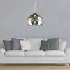Big Dot of Happiness Holy Nativity - Hanging Porch Manger Scene Religious Christmas Outdoor Decorations - Front Door Decor - 1 Piece Sign - 3 of 4