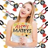 Big Dot of Happiness Pirate Ship Adventures - Banner and Photo Booth Decorations - Skull Birthday Party Supplies Kit - Doterrific Bundle - 2 of 4