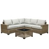 XIZZI All-Weather Rattan Furniture, Sectional Sets w/ Optional Solar Light-Up Coffee Table & Ottoman, Choose 6-9pc Configs in 8 Fade Resistant Colors - 2 of 4