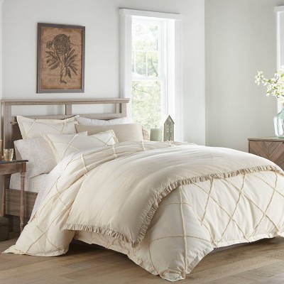 Stone Cottage Thea Natural Duvet Cover Set, Twin