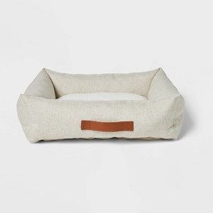 Neutral 4-Sided Bolster Dog Bed - Boots & Barkley™ - Cream - 1 of 3