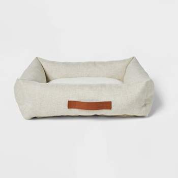 Neutral 4-Sided Bolster Dog Bed - Boots & Barkley™ - Cream - M