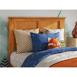 AFI Furnishings Madison Twin Solid Wood Panel Headboard in Light Toffee - 1 of 4