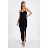QUIZ Women's Hotfix Mesh Strappy Maxi Dress - 3 of 4