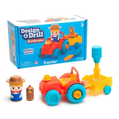 Educational Insights Design & Drill Bolt Buddies Tractor