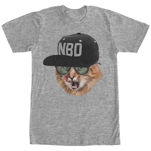 Men's Lost Gods No Big Deal Cat T-Shirt - 1 of 4