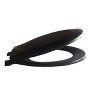 J&V Textiles Toilet Seat With Easy Clean & Change Hinge, Beveled Edges - 3 of 4