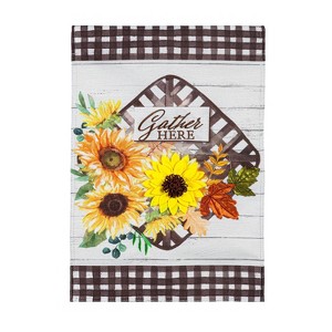 Fall Tobacco Basket Garden Burlap Flag - 1 of 2