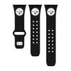 NFL Pittsburgh Steelers Apple Watch Compatible Silicone Band - Black - 2 of 3