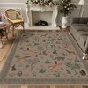 Abynow Medallion Distressed Persian Indoor Area Rug - 3 of 4