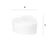 O'creme Heart Cake Dummy, For Display Decorating, Styrene, 9 X 4 High -  Heart : Target