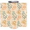 Elanze Designs Pastel Snakes Green Orange 20 ounce Stainless Steel Travel Tumbler - 2 of 4