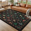 Washable Runner Rug for Hallway Runner Non Slip Kitchen Rugs Modern Entryway Rug Farmhouse Soft Bathroom Rugs Stain Resistant Carpet - 3 of 4