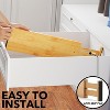 Set of 4 Bamboo Drawer Adjustable Drawer Dividers, 4.65” High, Expandable Organizers for Clothing (17-22" Sizes) - SpaceAid® - 4 of 4