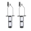 Danya B Wall Mount Hanging Glass Cylinder Vase Set with Metal Cradle and Hook - image 4 of 4